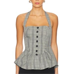 Free People Anastasia Peplum Top